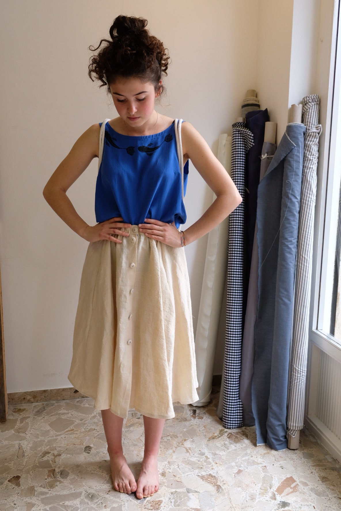 Pimpinella gonna canapa - immagine 3