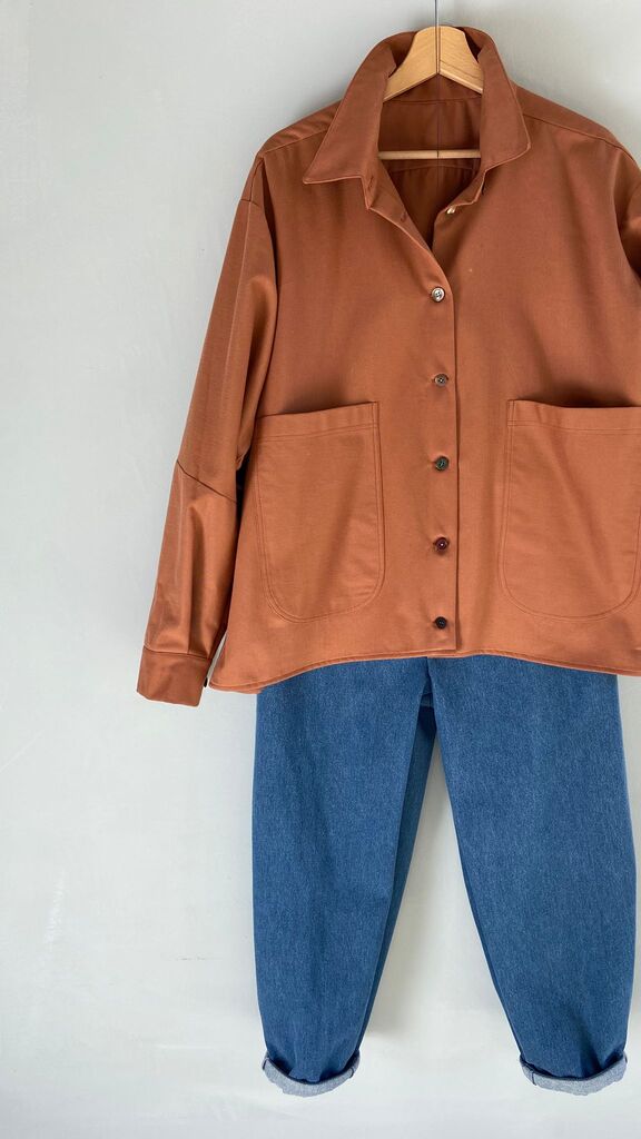 Artemisia camicia color terracotta - immagine 4