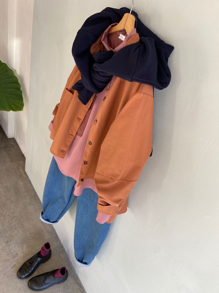 Artemisia camicia color terracotta - immagine 6