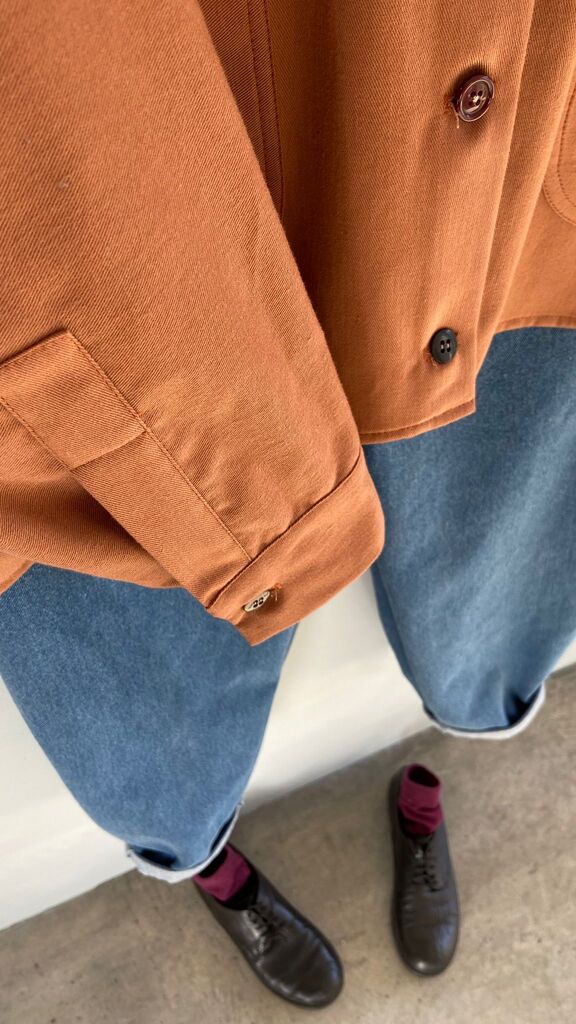 Artemisia camicia color terracotta - immagine 7