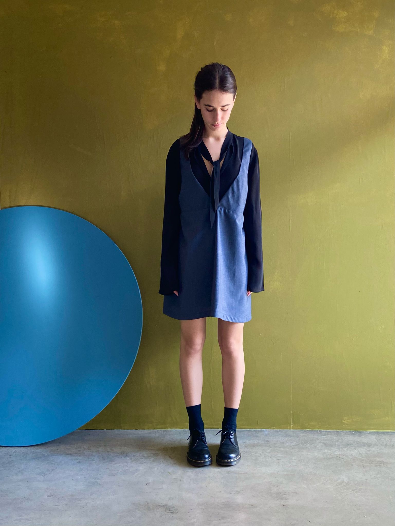 Abito grigio-blu - immagine 3