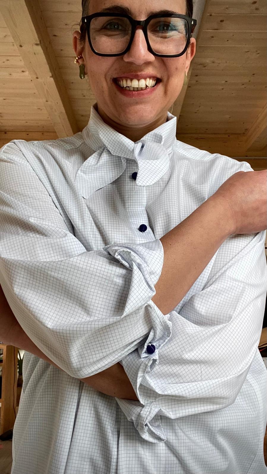 Artemisia camicia colletto a foglia - immagine 2
