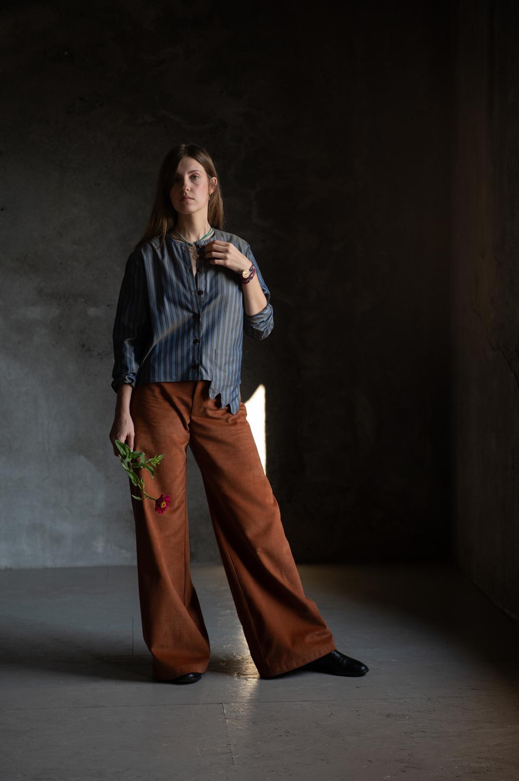 PANTALONE VERBENA mattone