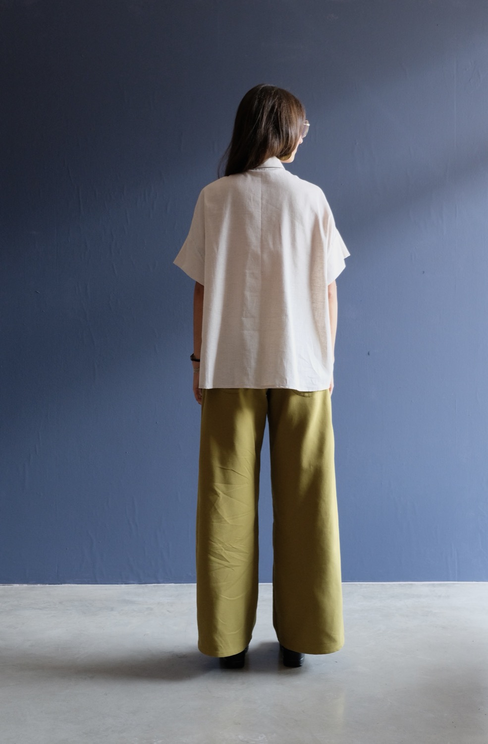 CAMICIA PIPERITA TINTA NATURALE - immagine 3