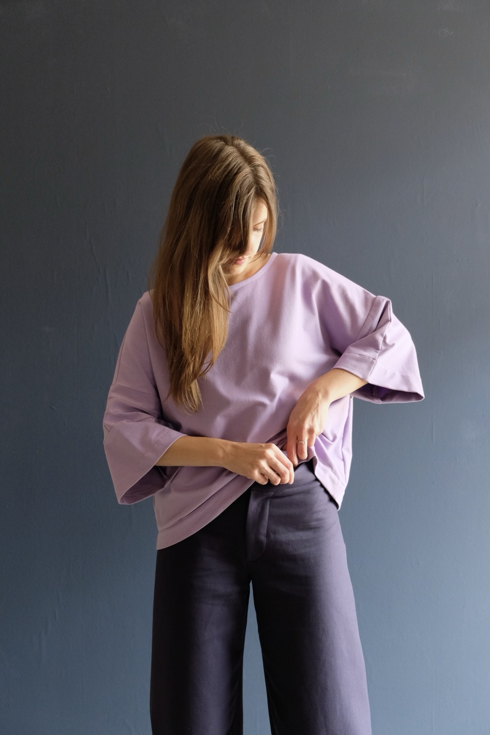 FELPA “WEI” LILLA - immagine 2