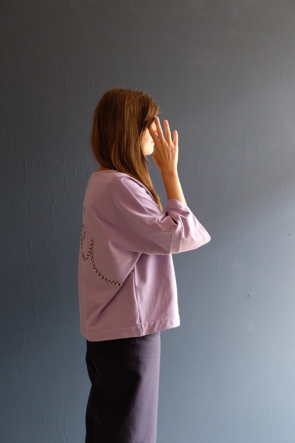 FELPA “WEI” LILLA - immagine 3